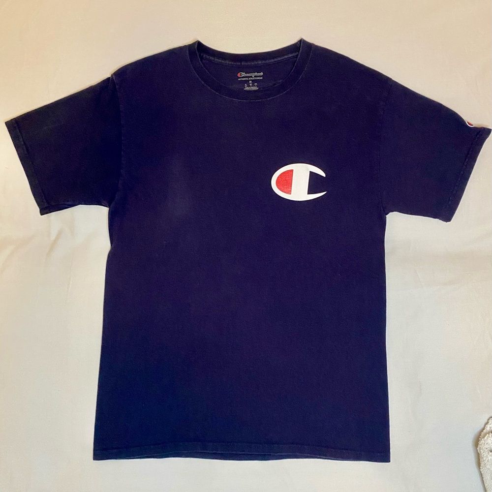 Champion Navy T-Shirt   Size-M
